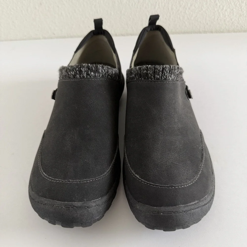 JSport Womens 7 Alice Fur Winter Memory Foam Slip On Shoes